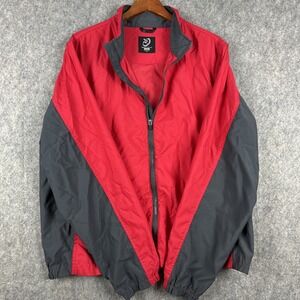 Zero Restriction Jacket Mens XL Red Tour Series Lightweight Windbreaker Golf ZR